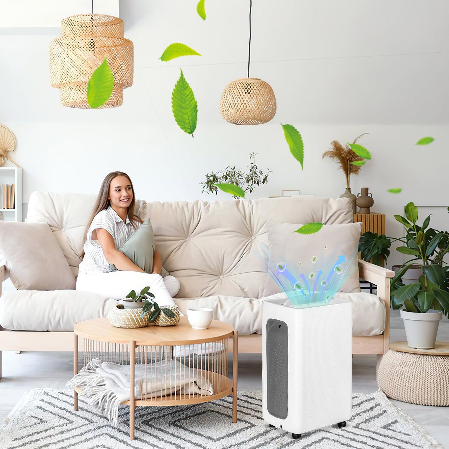 Luftentfeuchter 26L mit Timerfunktion, Wäschetrockungsfunktion, Abtaufunktion