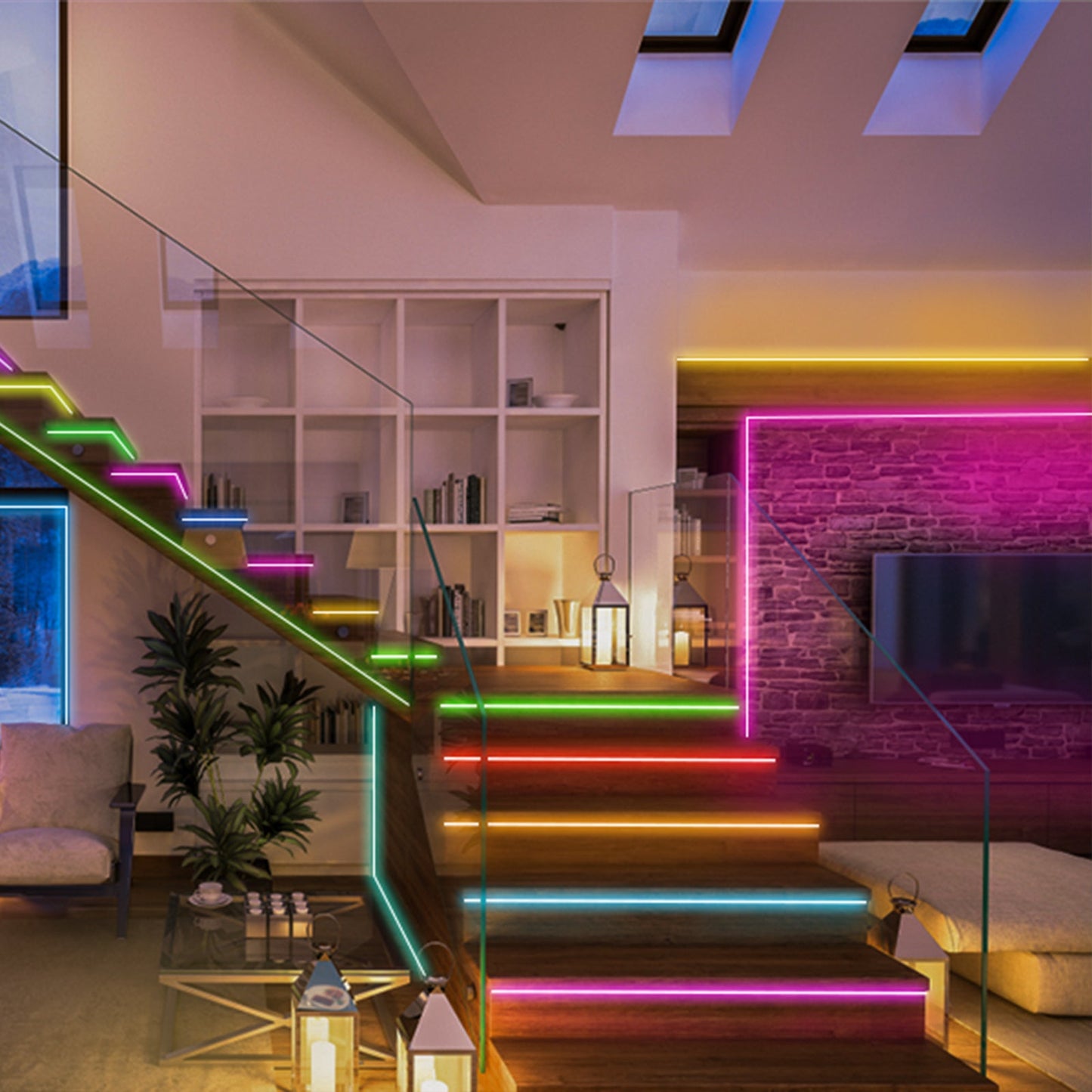 Led Strip 10m/20m funktioniert mit Alexa und Google Assistant