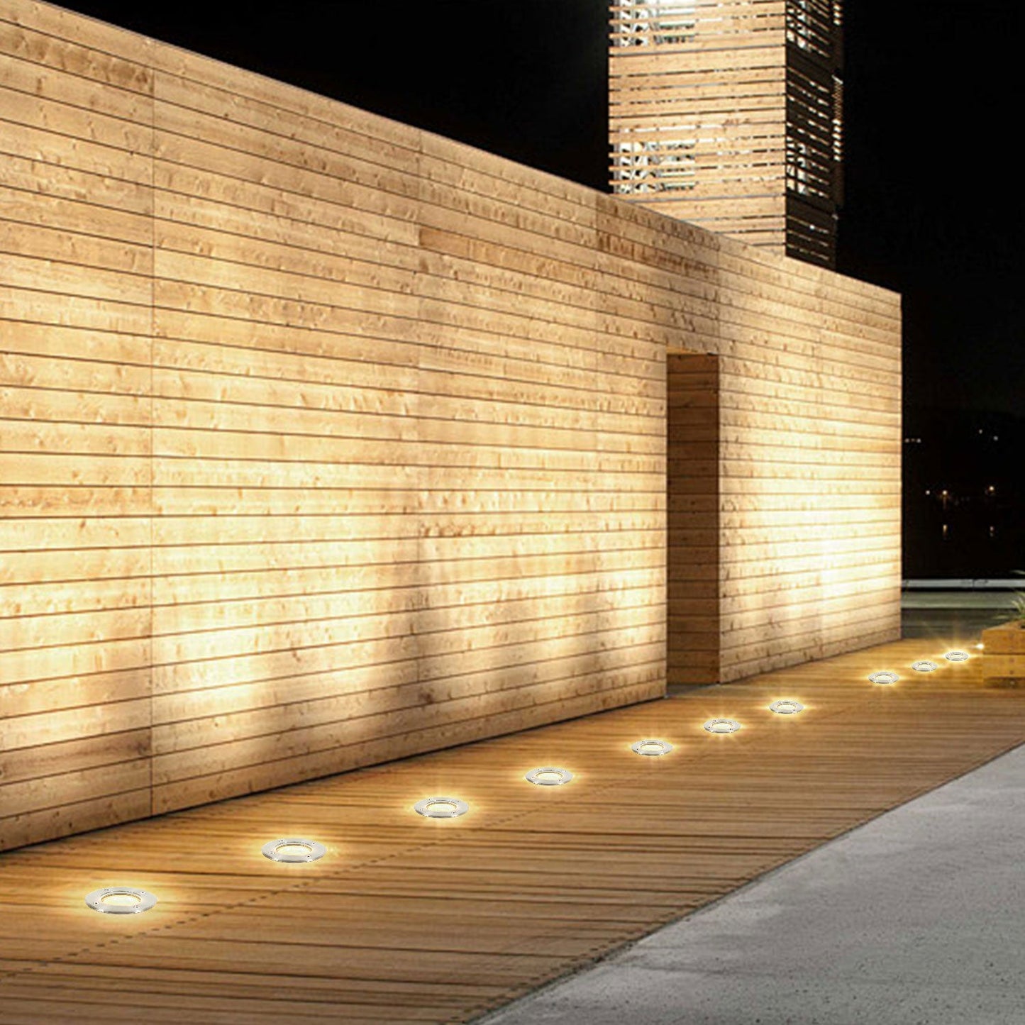 LED Bodeneinbaustrahler 3W Naturweiß mit Mattierten Ersatzlinsen