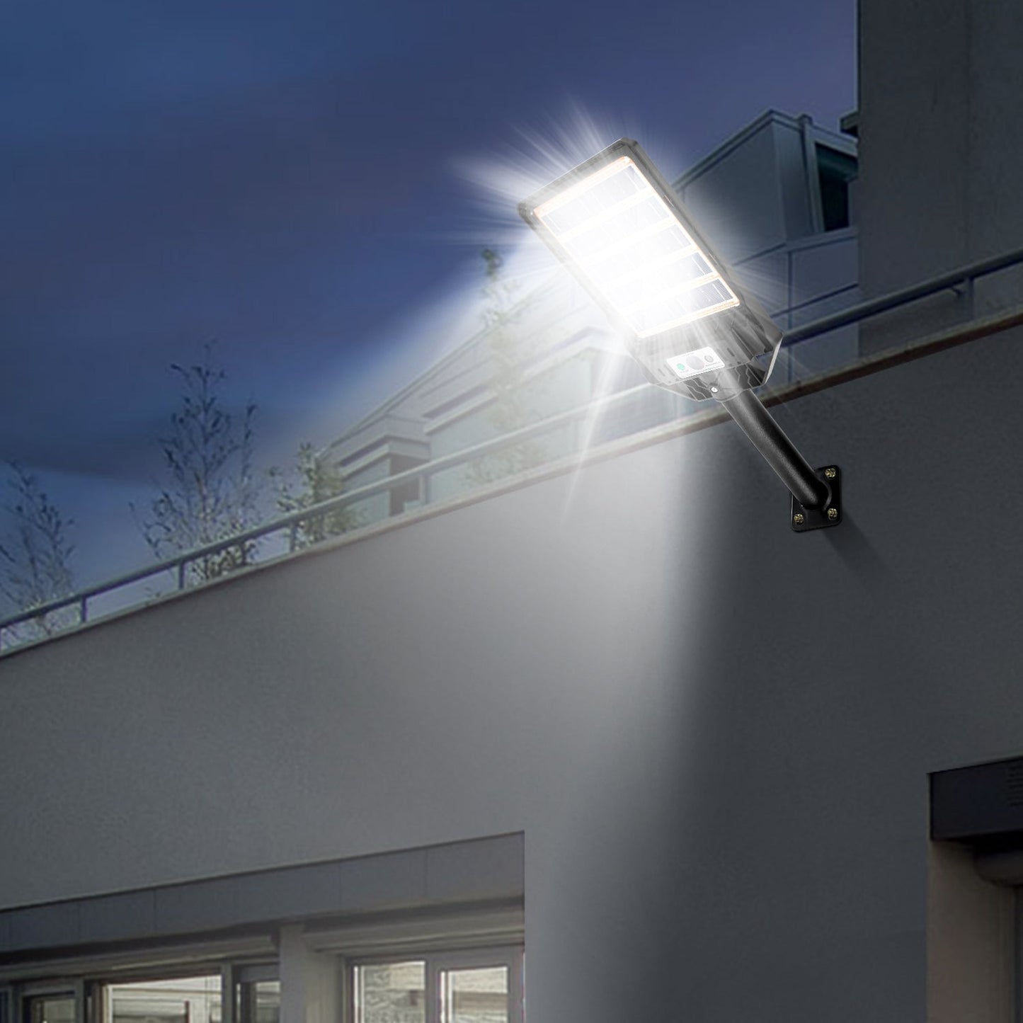 Solarlampen Straßenlaterne mit Bewegungssensor 300W/400W