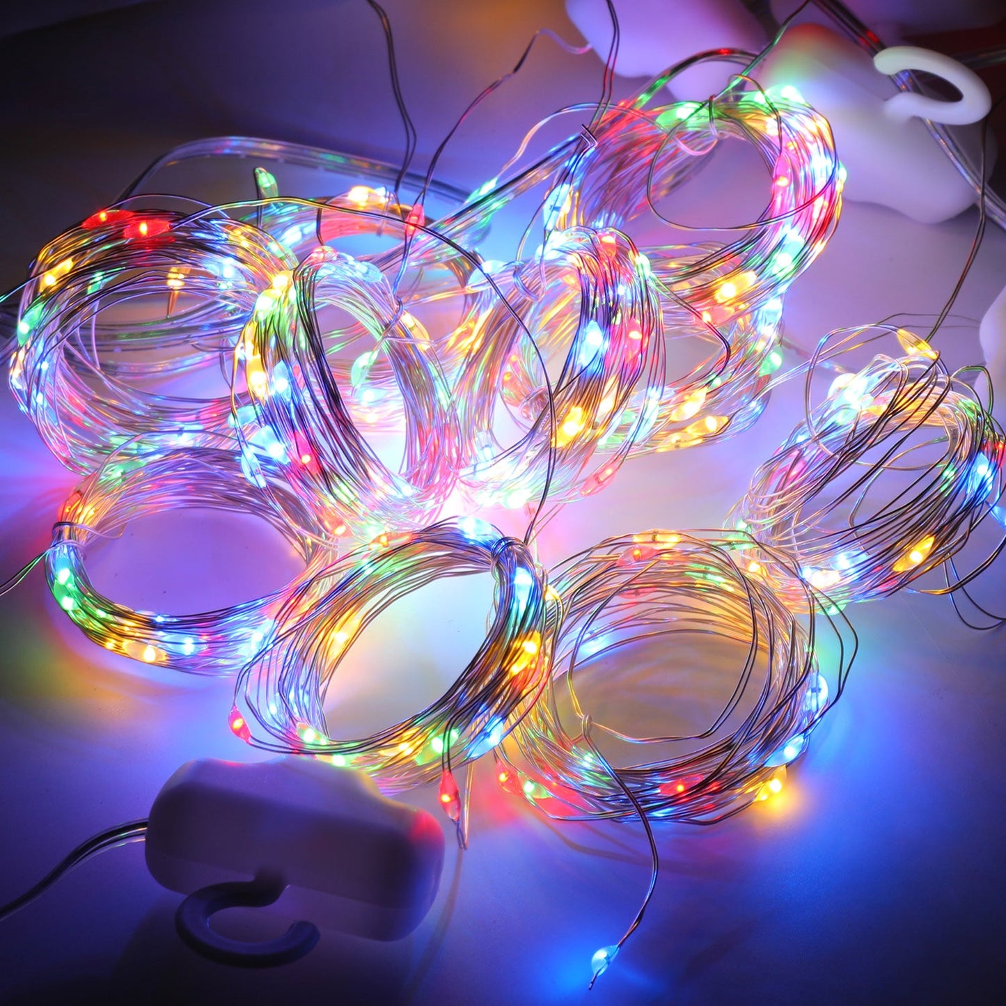 LED Lichtervorhang 3x3m/3x6m Warmweiß/Farbe