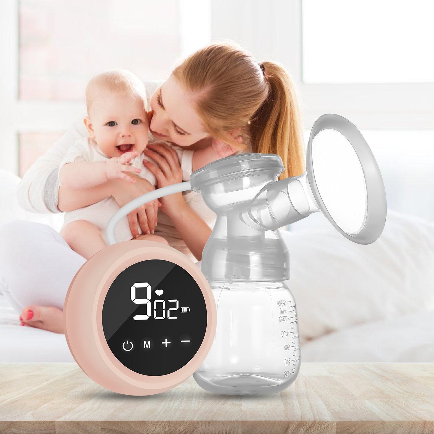 Elektrische Doppel Milchpumpe 2 Modi