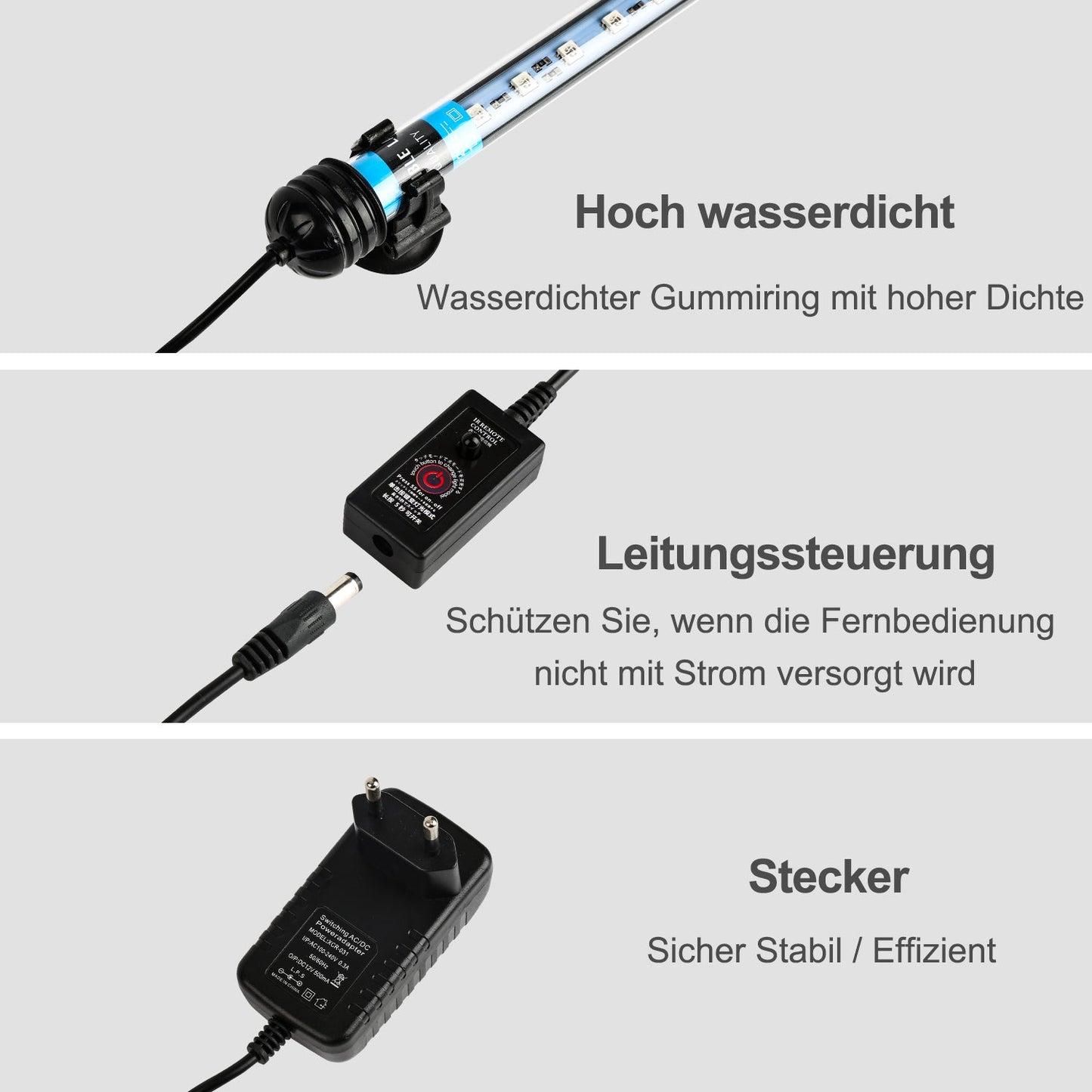 LED Aquarium Beleuchtung RGB Wasserdicht
