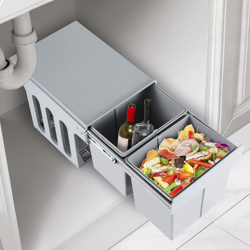 Mülleimer Abfalleimer Einbau 30L Schrank