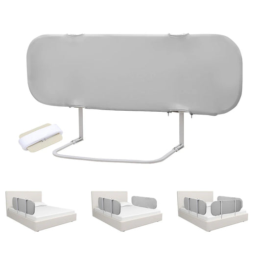 150cm Bettgitter, Klappbar, Kinderbettschutzgitter, Bettschutzgitter, Rausfallschutz