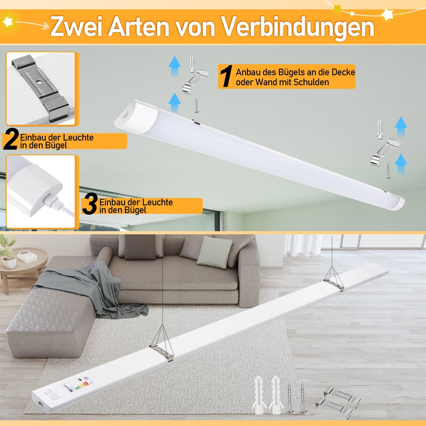 LED Feuchtraumleuchte Neutralweiß