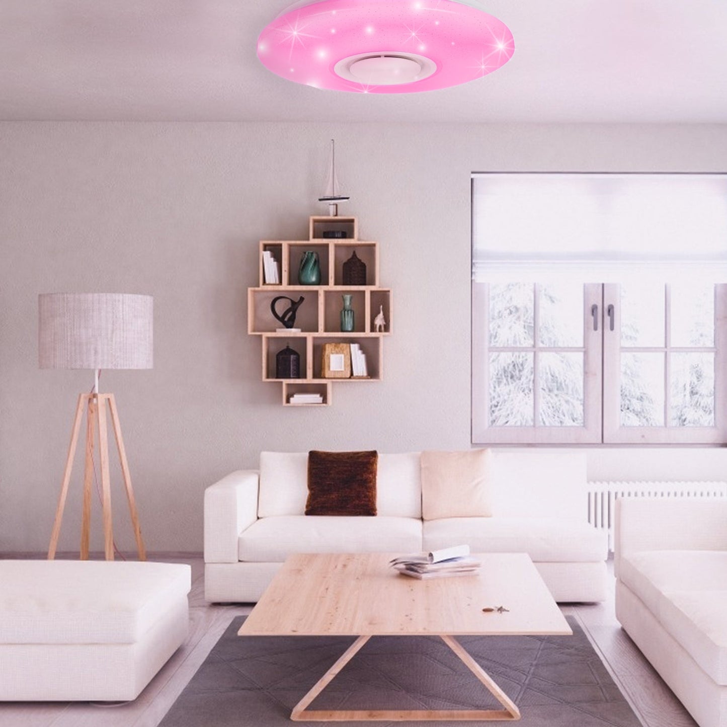 Led Deckenlampe 36W Dimmbar RGB Bluetooth APP Steuerung