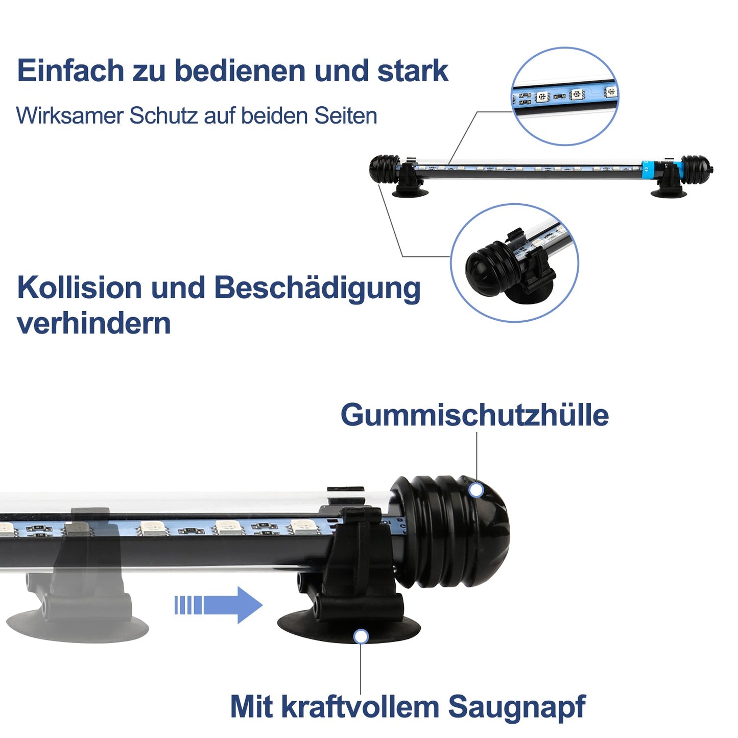 LED Aquarium Beleuchtung RGB Wasserdicht