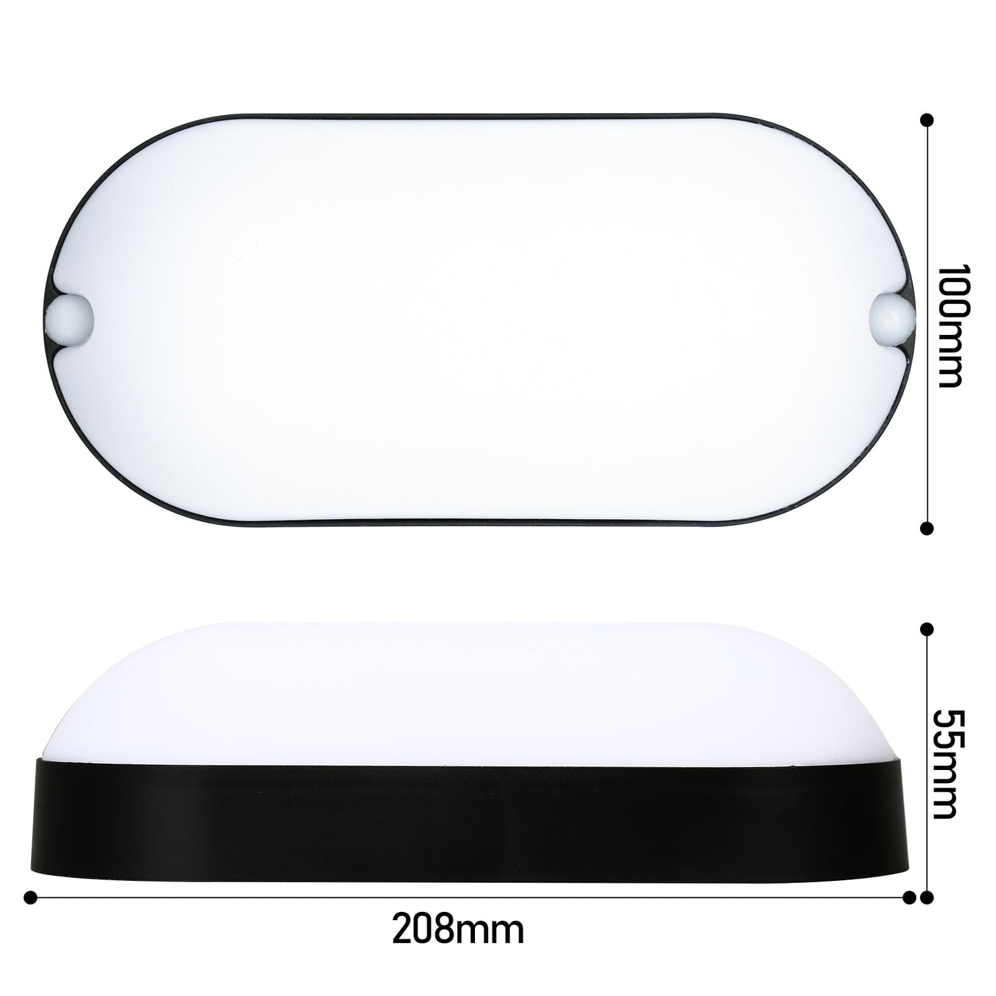 15W LED Feuchtraumleuchte IP54