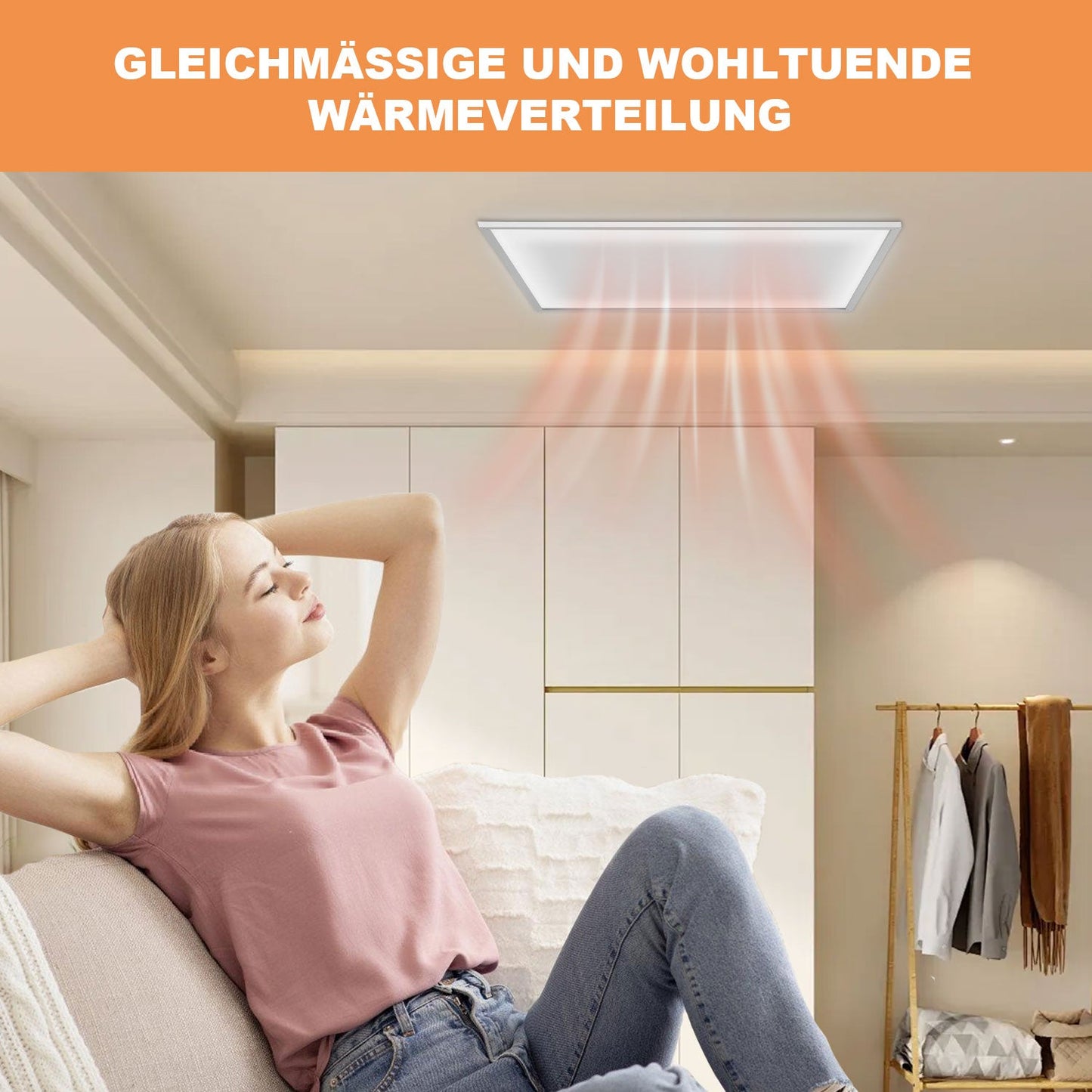 Infrarotheizung Elektroheizer Decke WIFI 360/770W