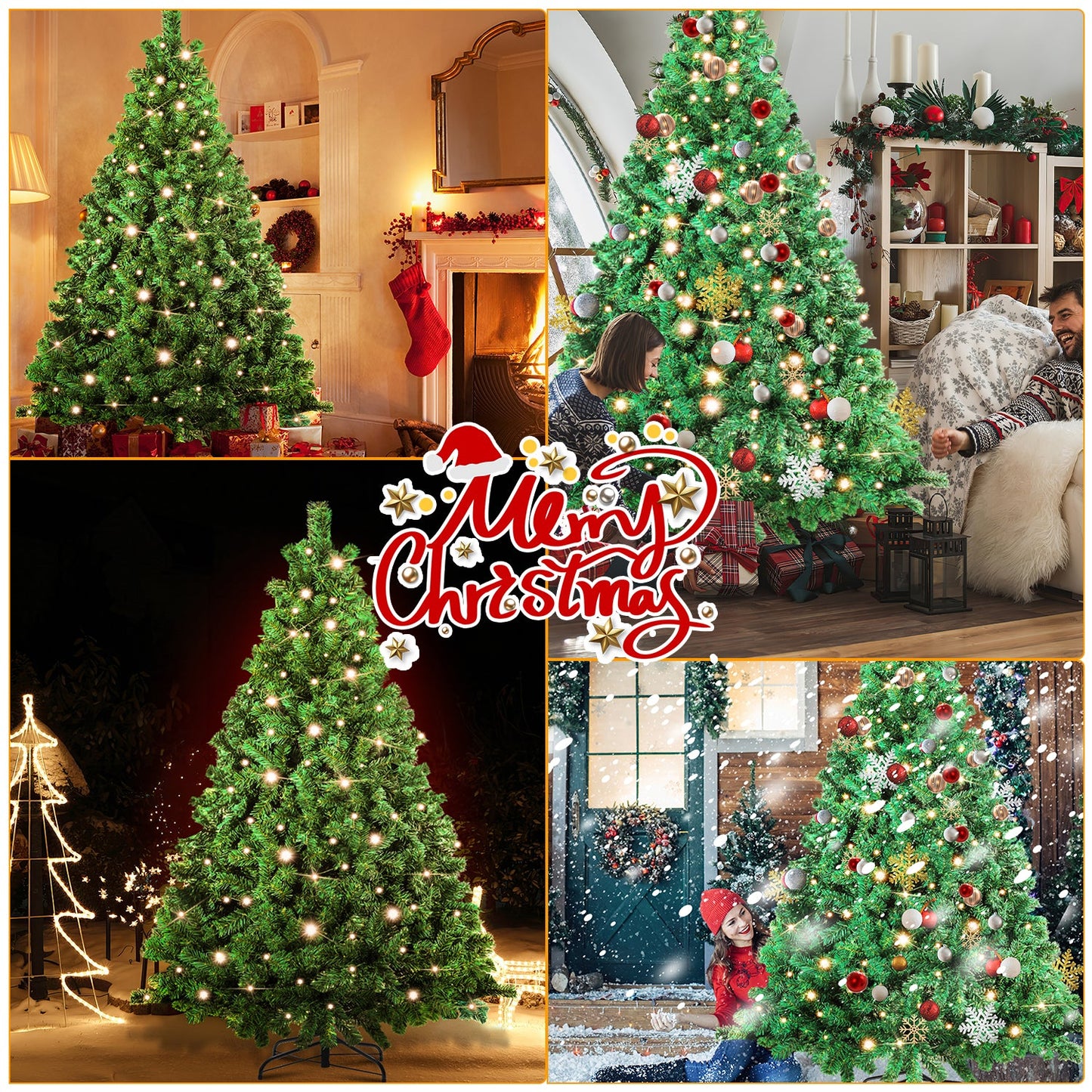 Weihnachtsbaum künstlich mit Beleuchtung