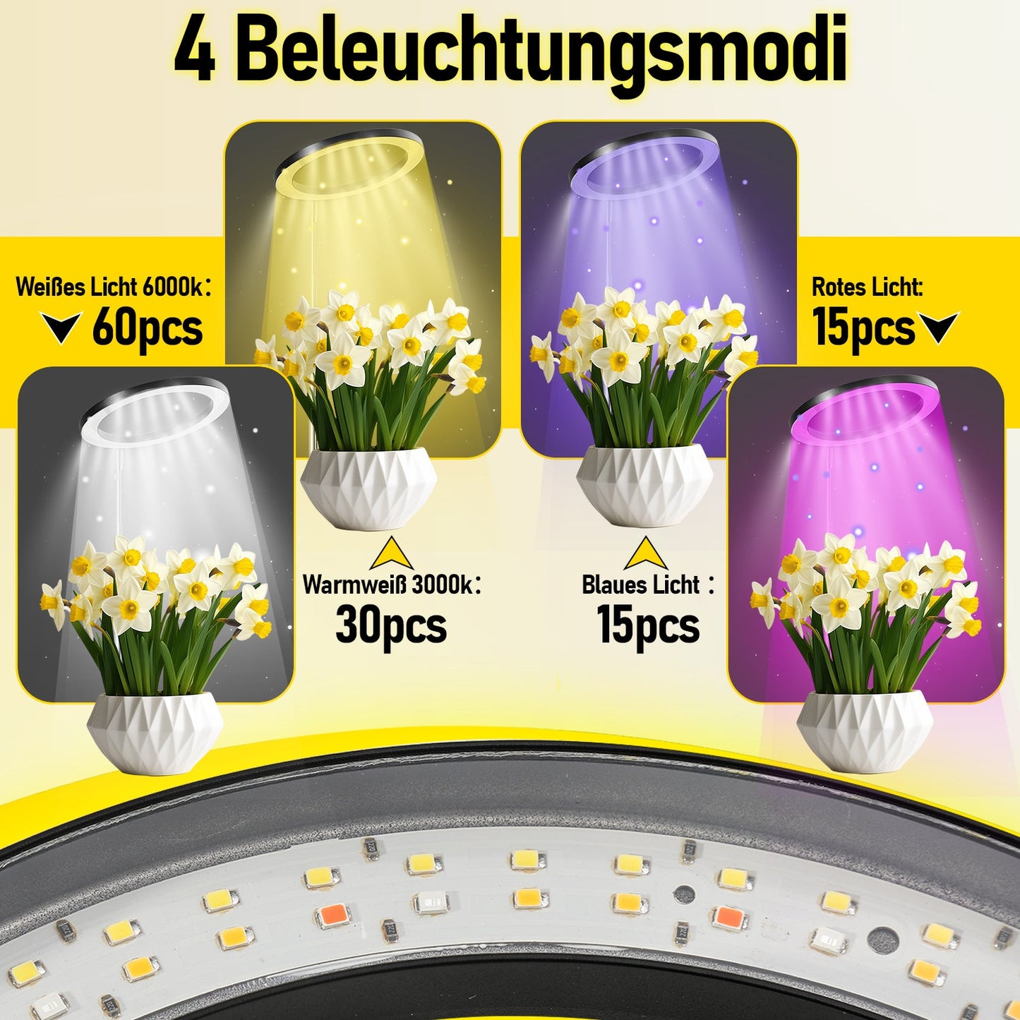 LED Pflanzenlampe 13W LED Vollspektrum