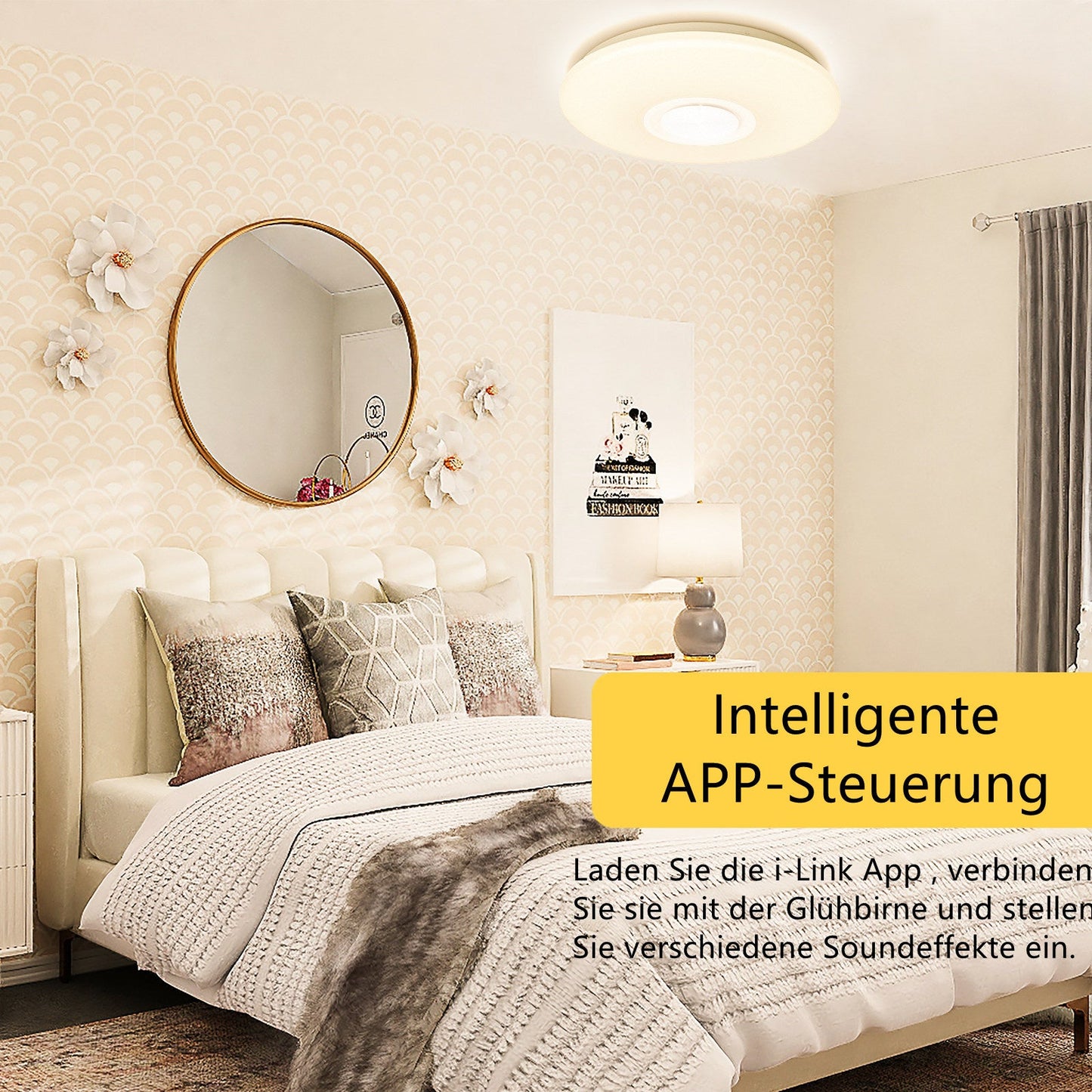 Led Deckenlampe 36W Dimmbar RGB Bluetooth APP Steuerung