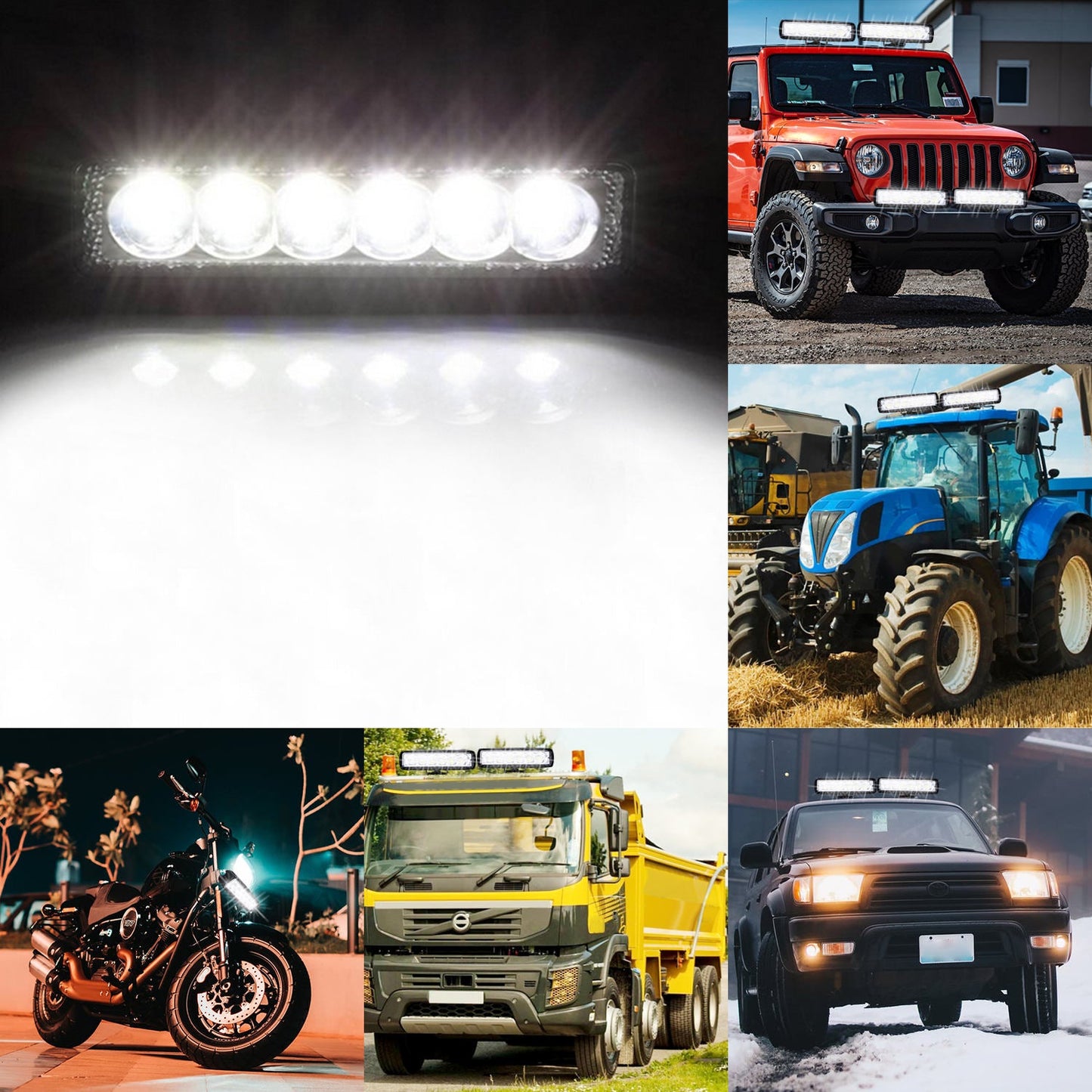 LED Arbeitsscheinwerfer 18W IP67 6500K