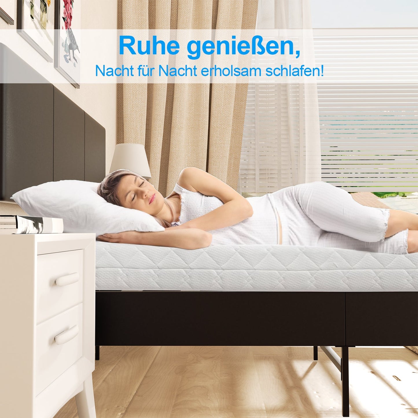 Polsterbett Bettgestell mit Kopfteil Leder