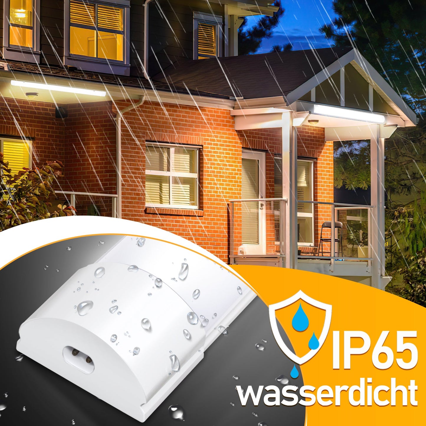 LED Feuchtraumleuchte Neutralweiß