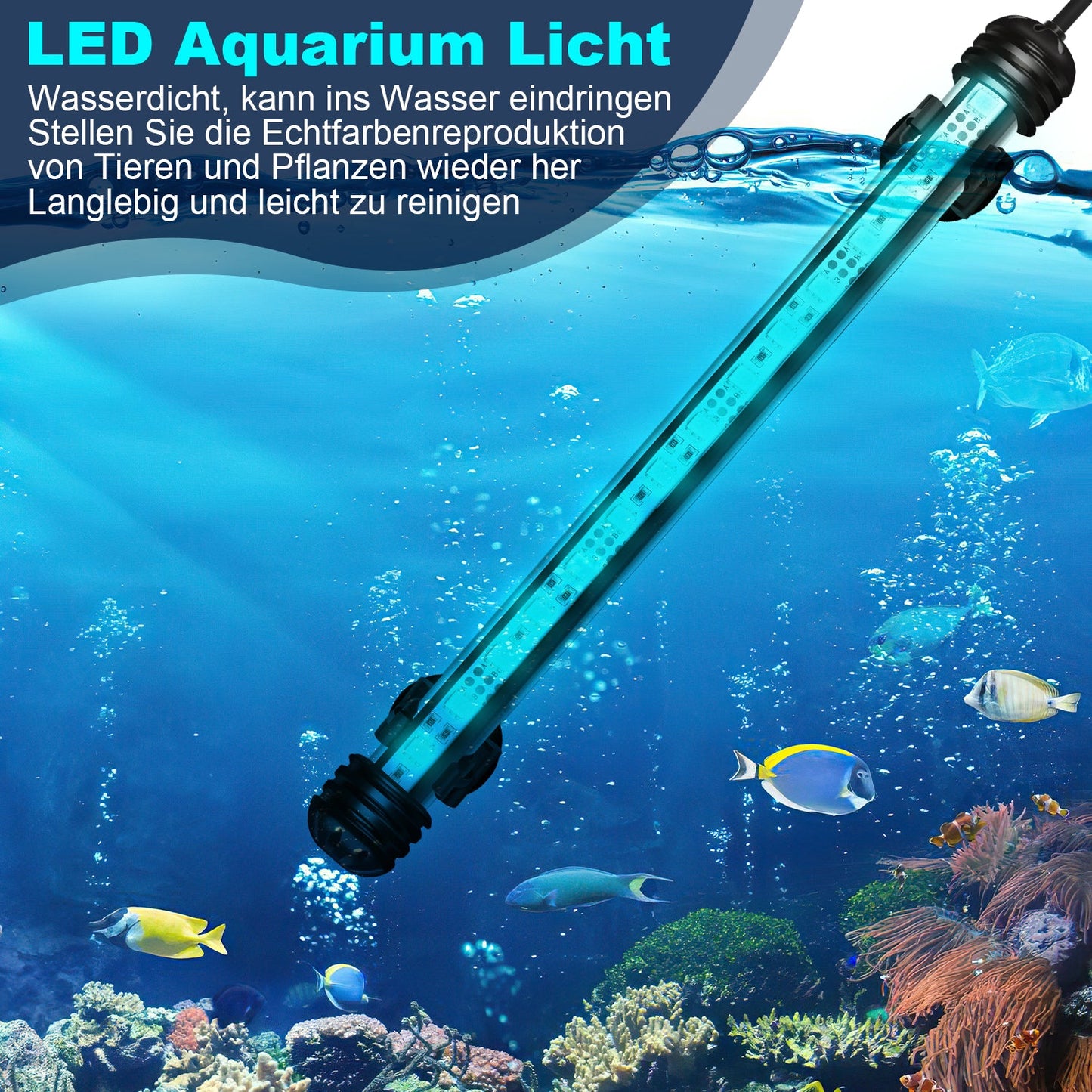 LED Aquarium Beleuchtung IP67 RGB Timing-Funktion