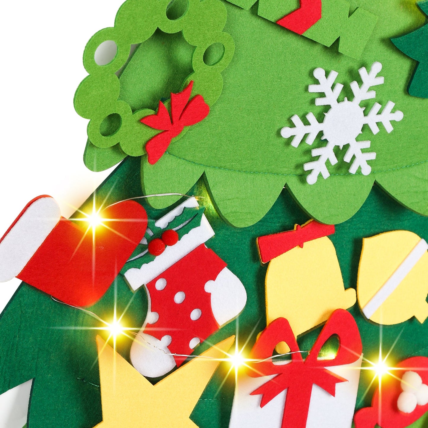 Filz LED Weihnachtsbaum 105cm DIY
