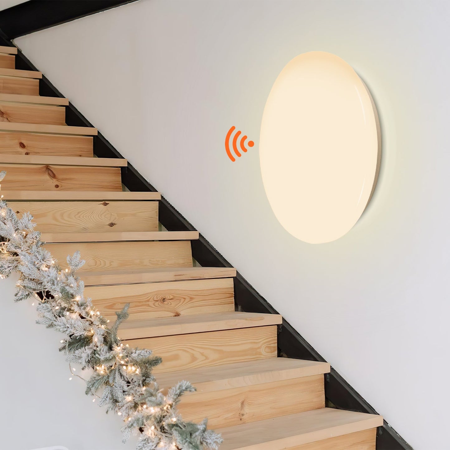 LED Deckenlampe mit Bewegungsmelder 12W Warmweiß