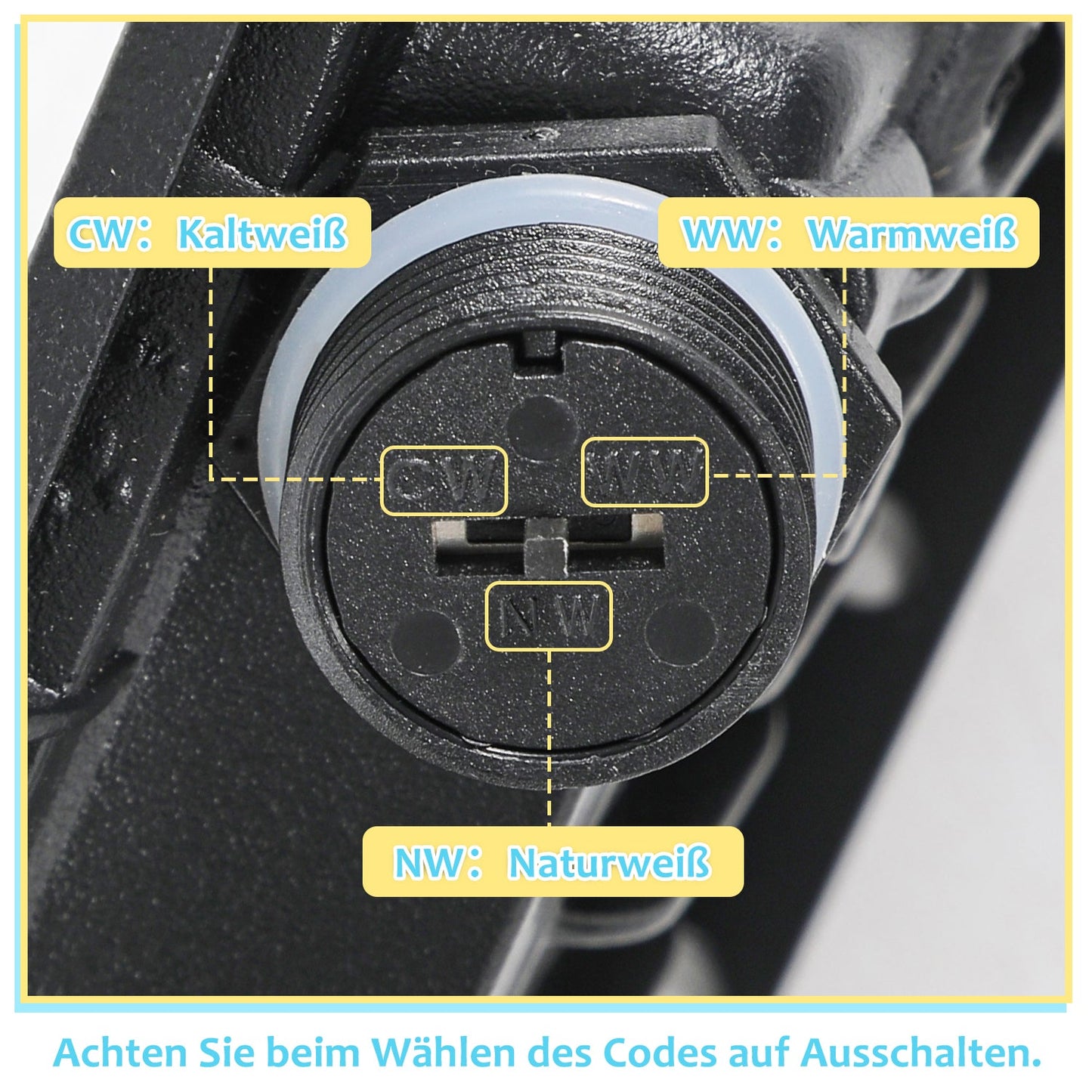 LED Strahler Außen 10W-100W 3 Farbtemperatur 3000/4000/6500K