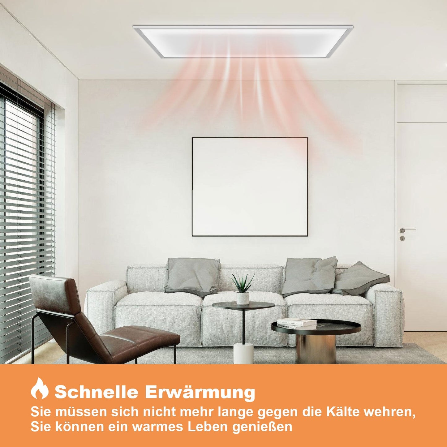 Infrarotheizung Elektroheizer Decke WIFI 360/770W