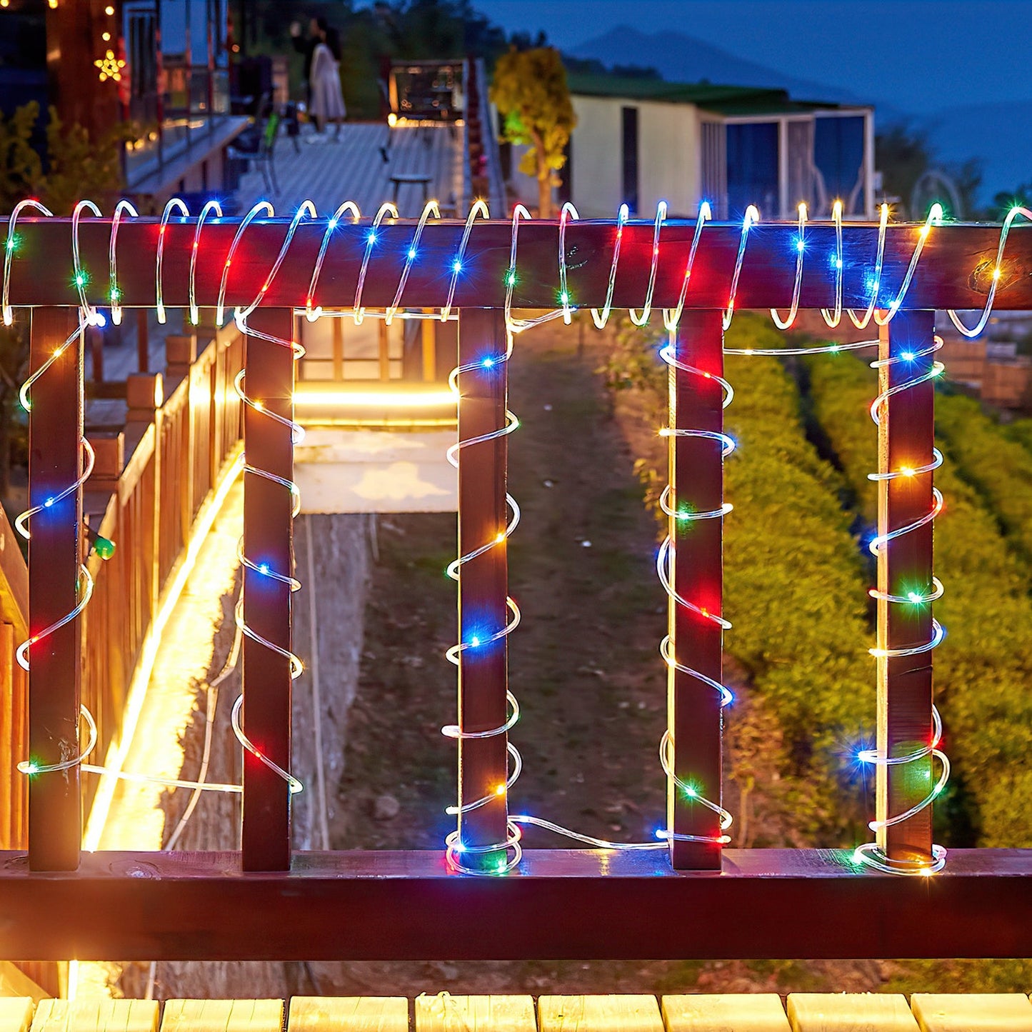 LED Lichterschlauch Aussen mit Fernbedienung und Timer