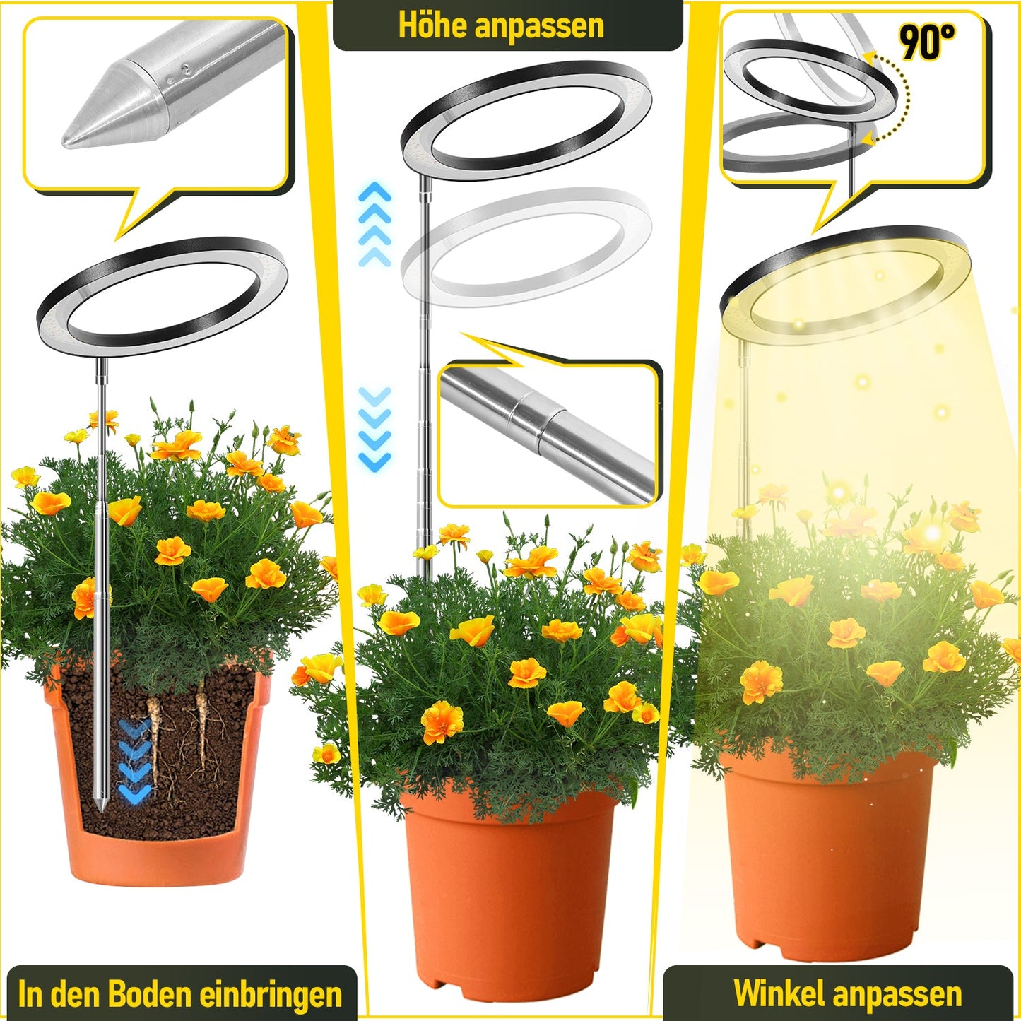 LED Pflanzenlampe 13W LED Vollspektrum