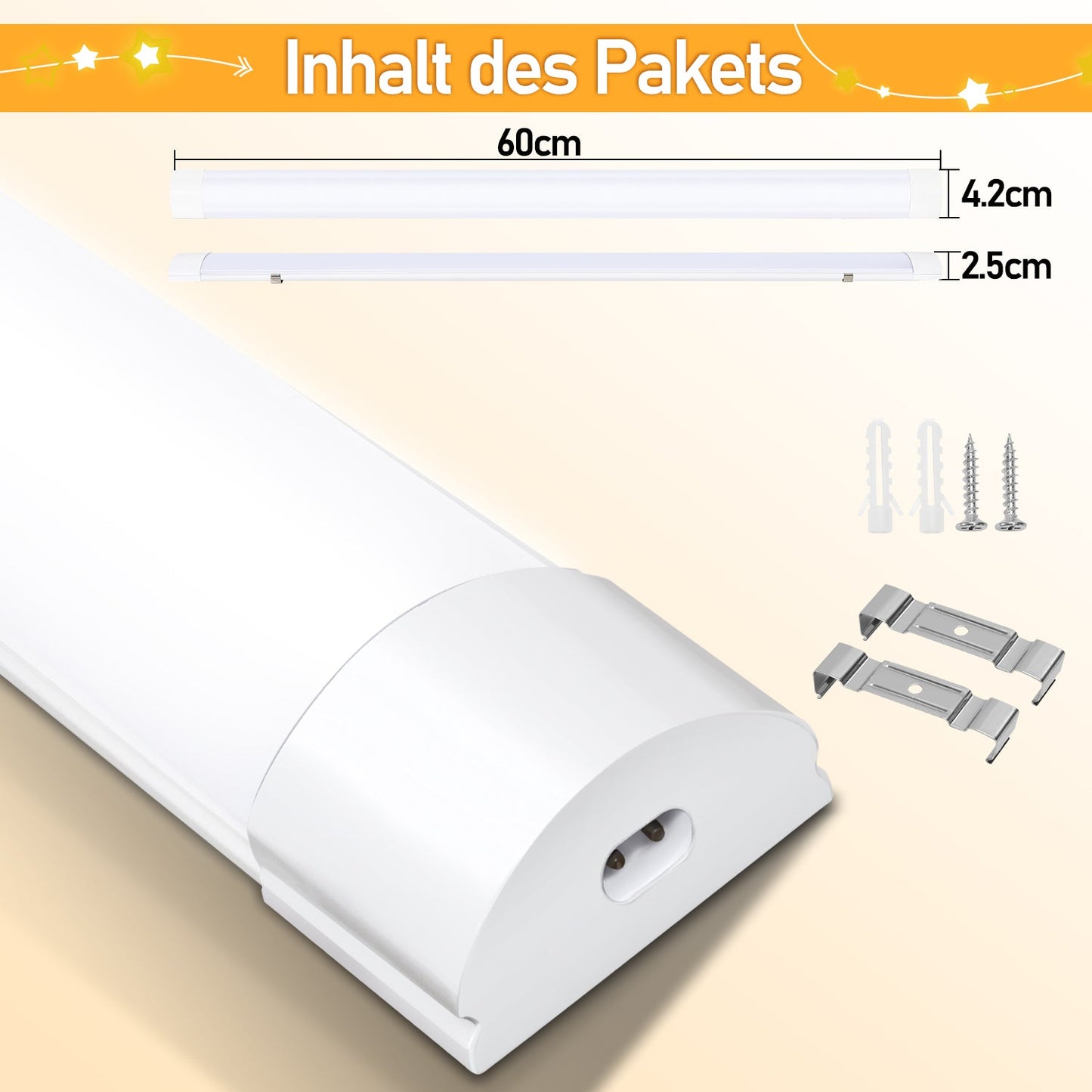 LED Feuchtraumleuchte Neutralweiß
