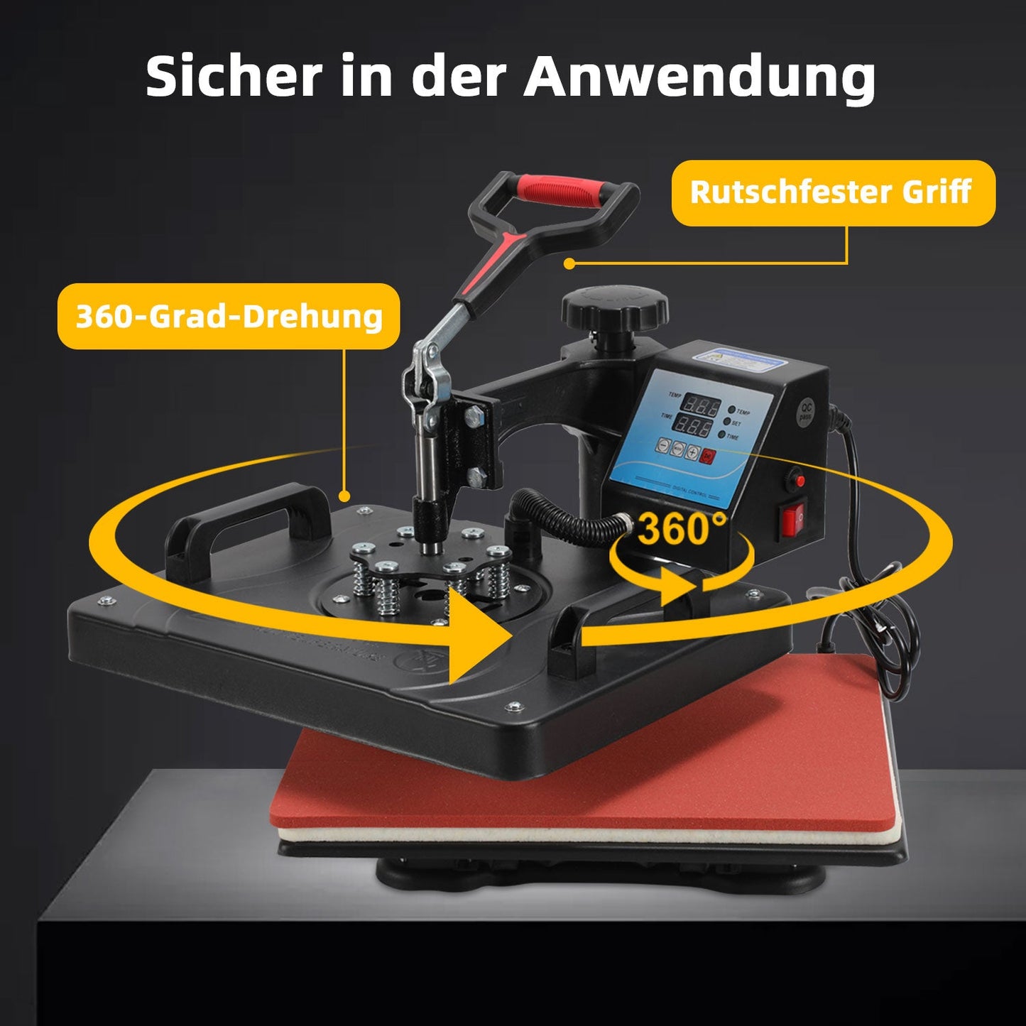 Transferpresse Hitzepresse 8 IN 1 1250W