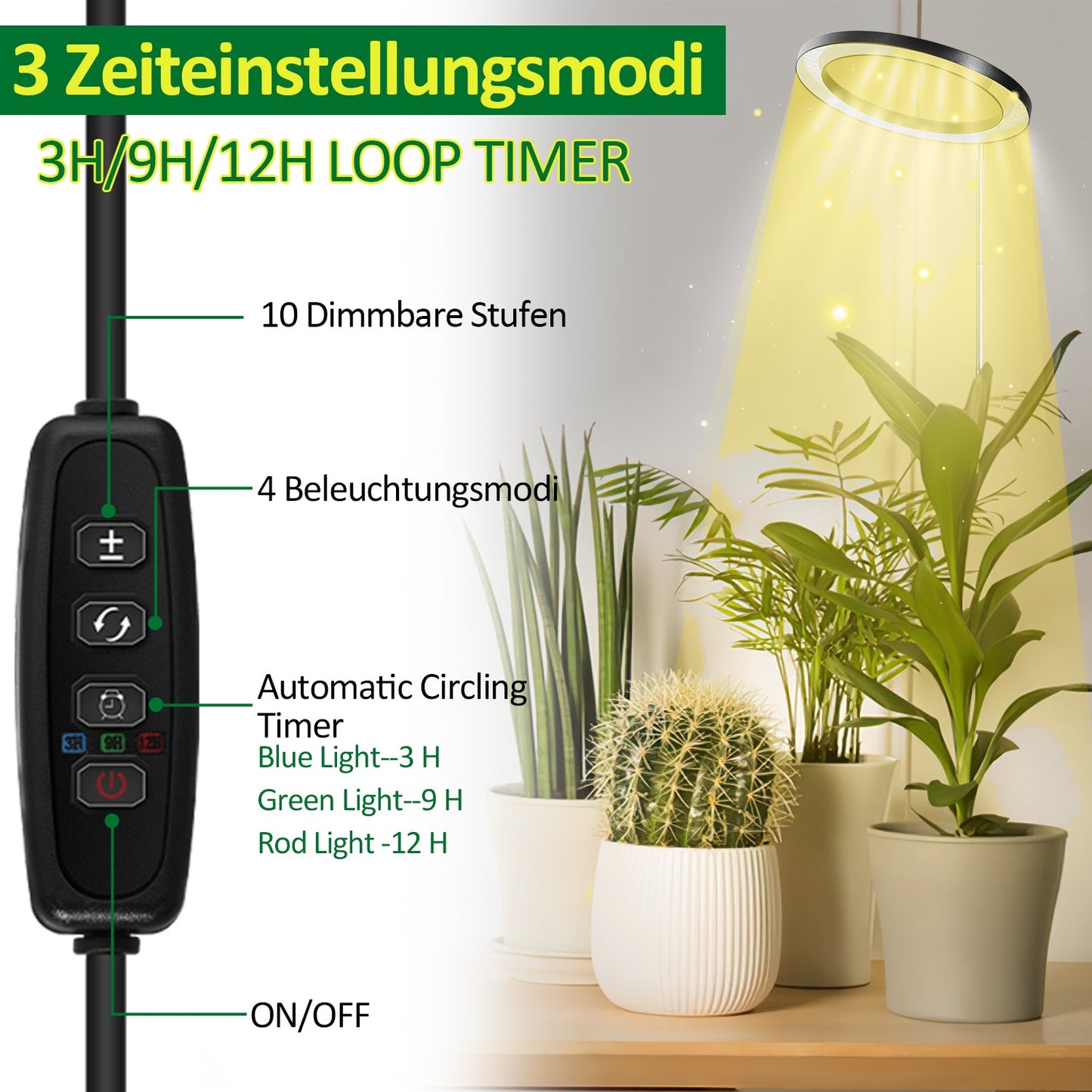 LED Pflanzenlampe 13W LED Vollspektrum