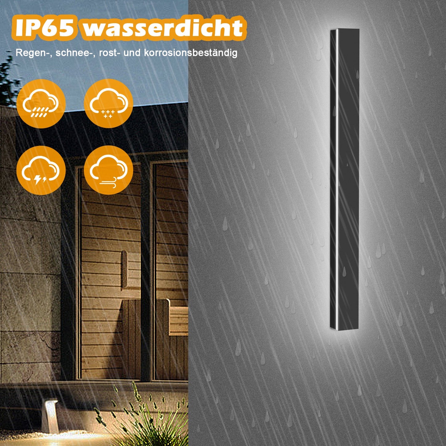 LED Wandleuchte Flurlampe KaltesWeiß/Warmweiß