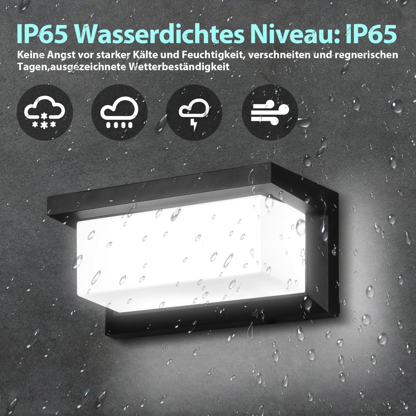 LED Wandleuchte mit Bewegungsmelder 18W