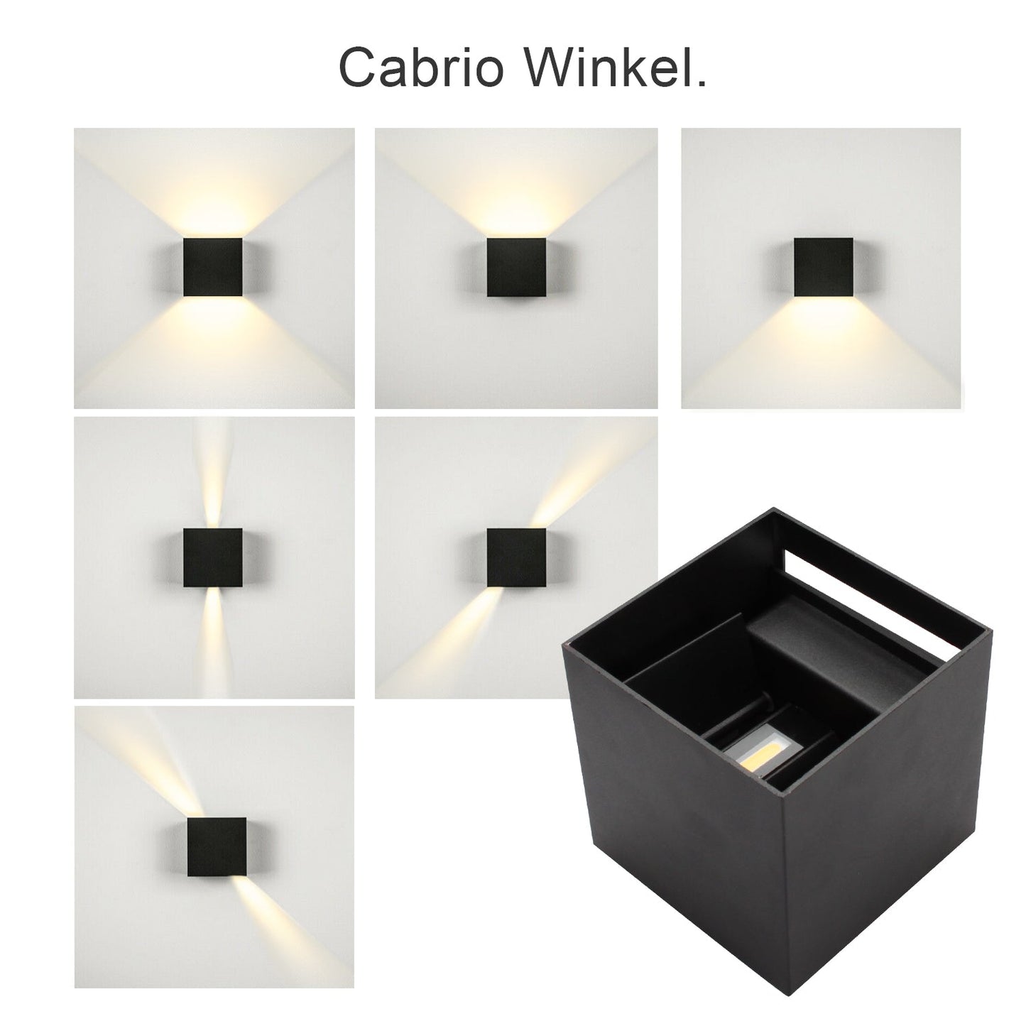 LED Wandleuchte Wasserdicht Außen 7W/12W