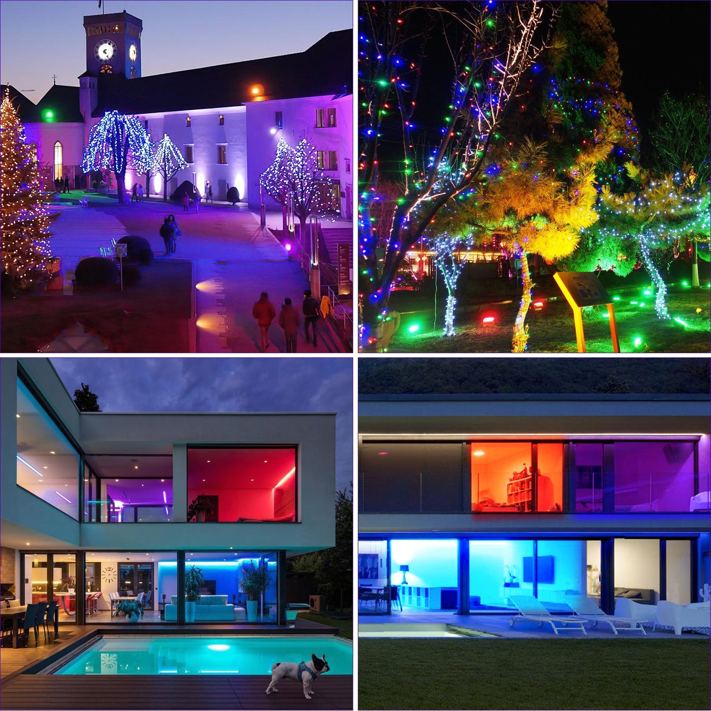 RGB LED Strahler 50W 2 Stück Bluetooth APP-Steuerung