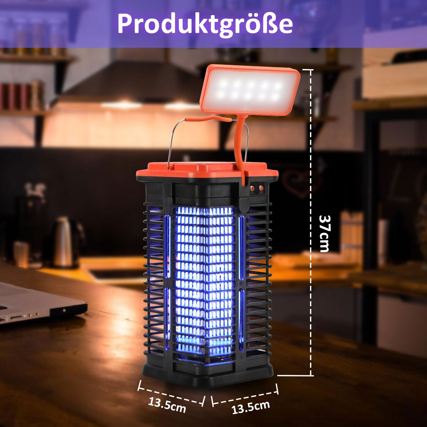 Insektenvernichter Elektrisch Solar 1500V