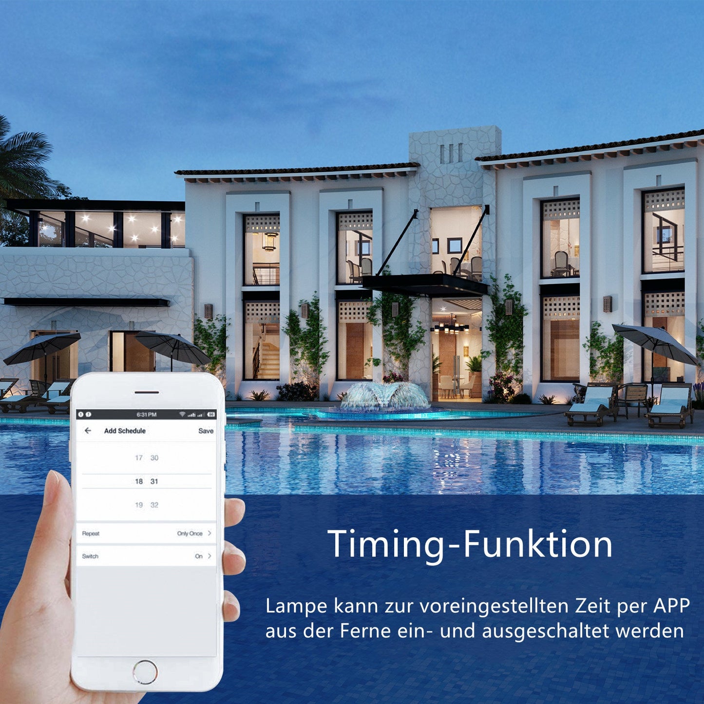 Led Deckenlampe 36W Dimmbar RGB Bluetooth APP Steuerung