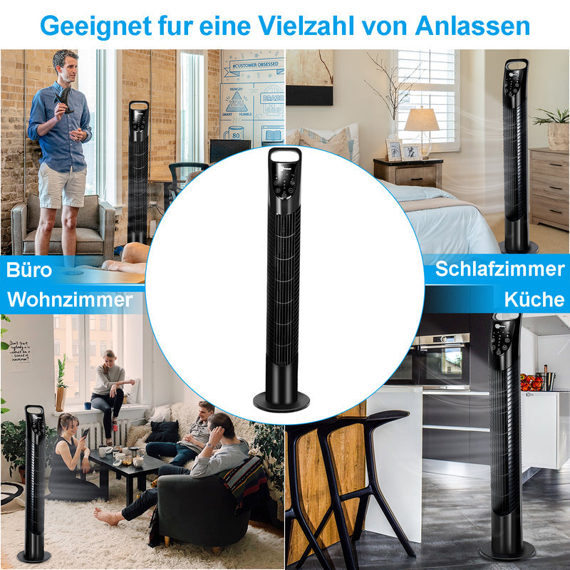 Turmventilator mit Fernbedienung