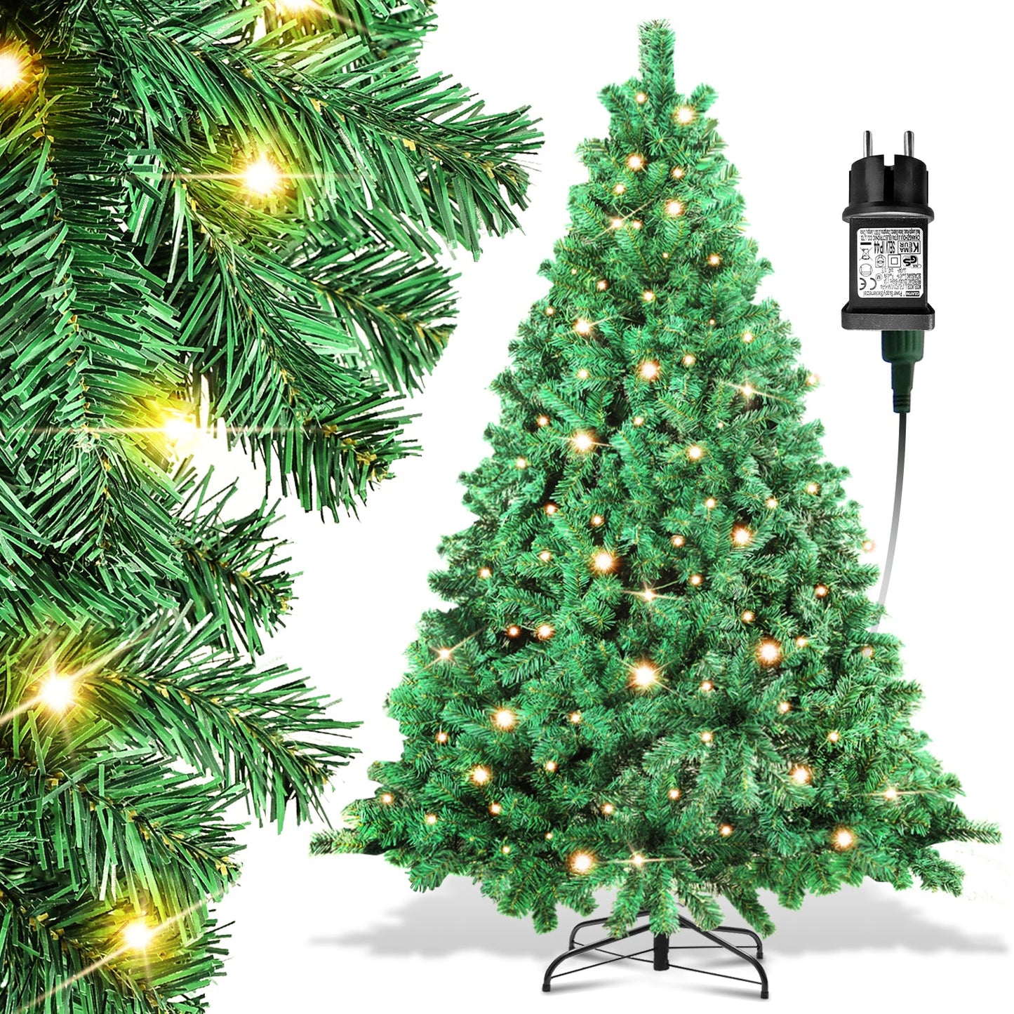 Weihnachtsbaum künstlich mit Beleuchtung