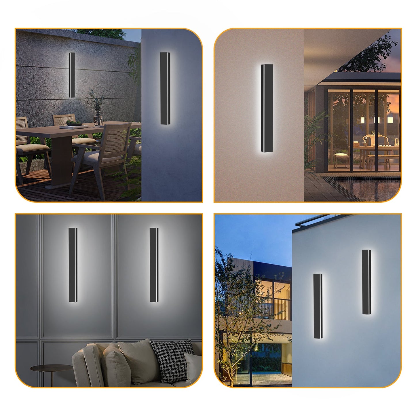 LED Wandleuchte Flurlampe KaltesWeiß/Warmweiß