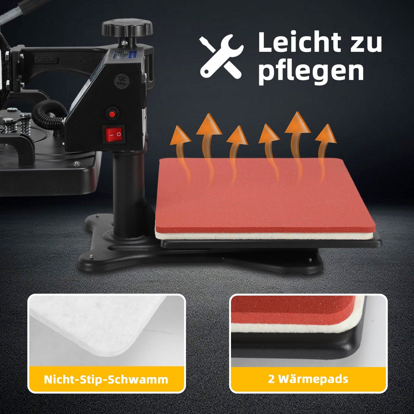 Transferpresse Hitzepresse 8 IN 1 1250W