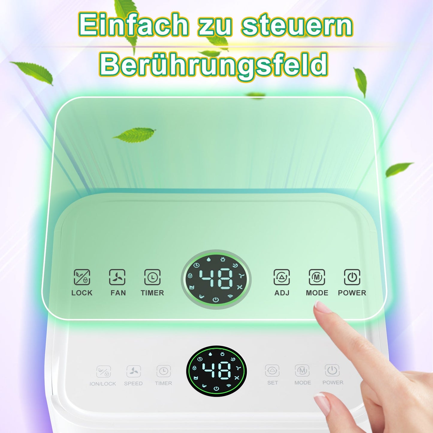 Luftentfeuchter 16L mit Timerfunktion, Wäschetrockungsfunktion, Abtaufunktion