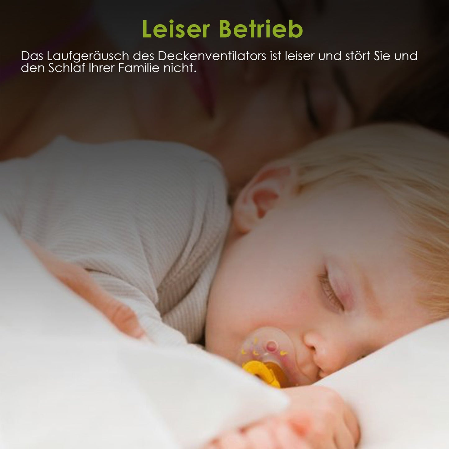Deckenventilator Dimmbar Leiser Kühler Weiß Beleuchtung Ventilator Lampe 80W