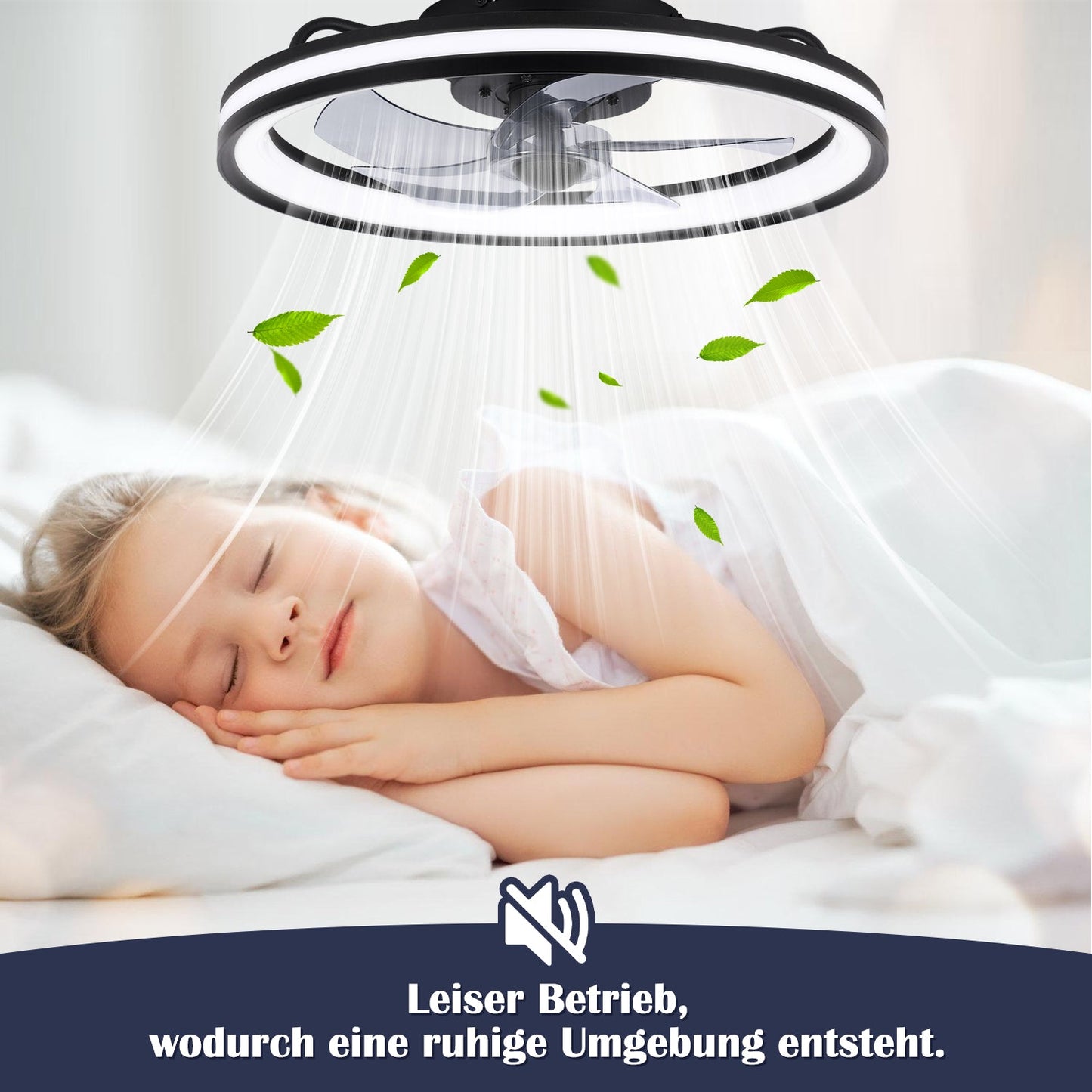 Deckenventilator Ventilator mit Fernbedienung und Beleuchtung