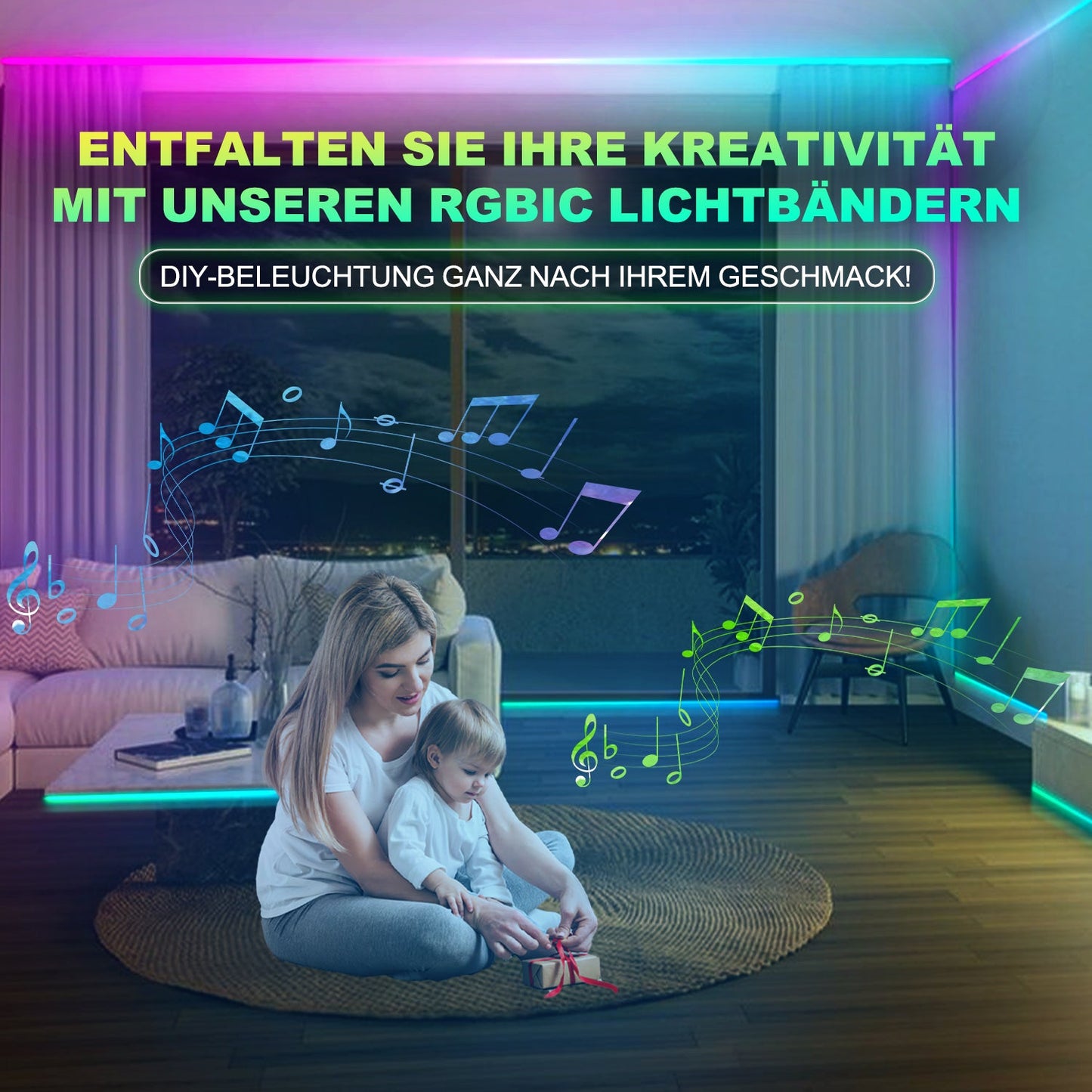 Neon LED Streifen Lichtschlauch Außen 2-10M
