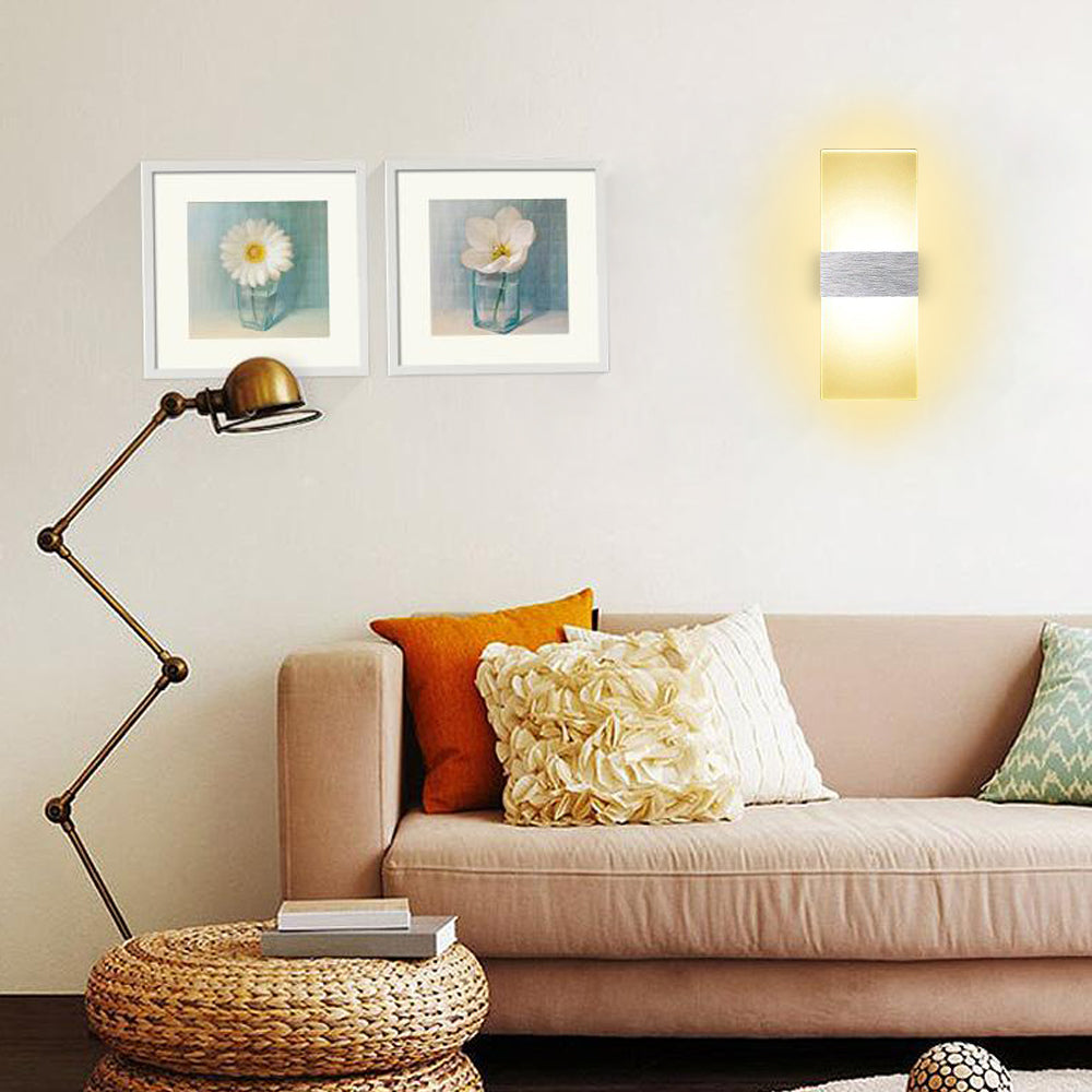 LED Wandleuchte 6W/12W Weiß /Warmweiß