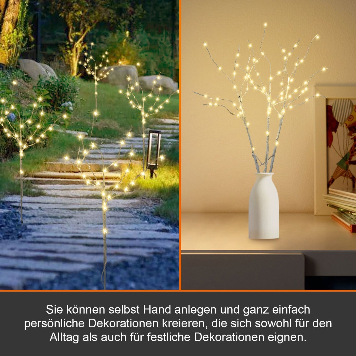 Lichterbaum Weihnachtsdekoration Warmweiß