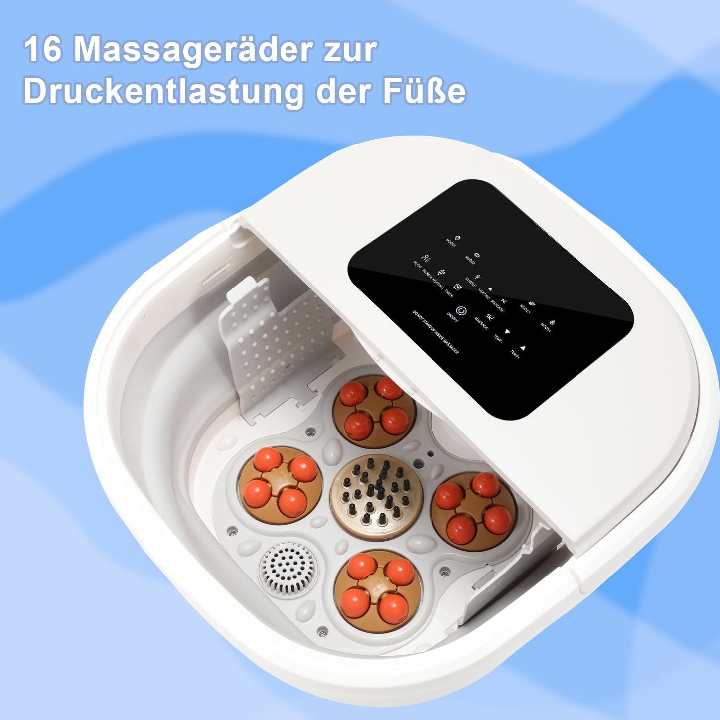 Fußmassagegerät elektrisch Wärme Klappbare