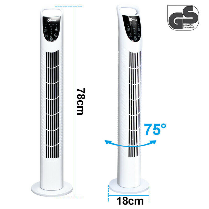 Turmventilator mit Fernbedienung