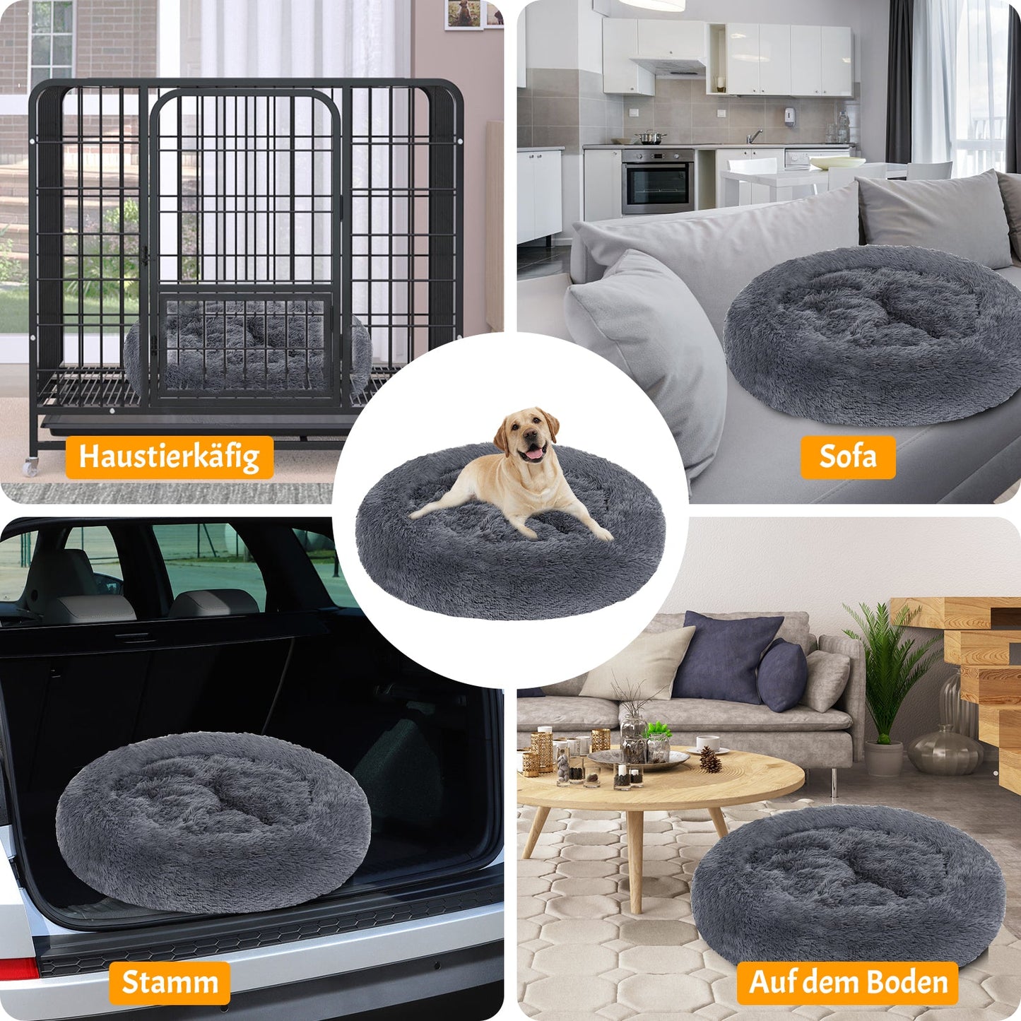 Hundebett Katzenbett 60-100cm