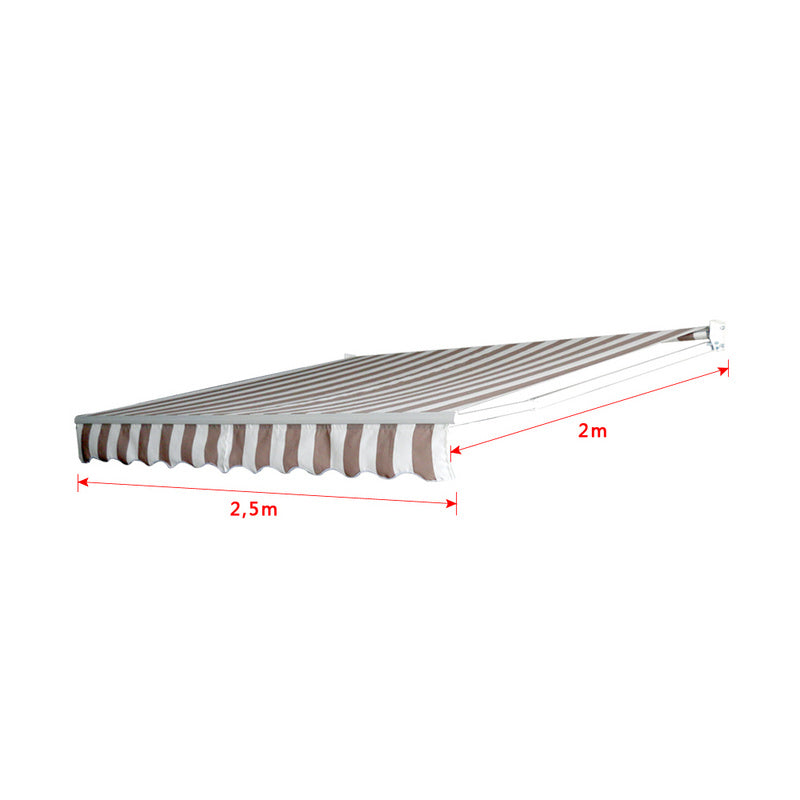 Halbe Kassettenmarkise 2.5 * 2M Beige